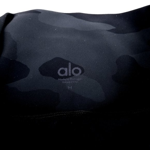 ALO Yoga High Waisted Vapor Leggings Grey Camo Med - Picture 9 of 13